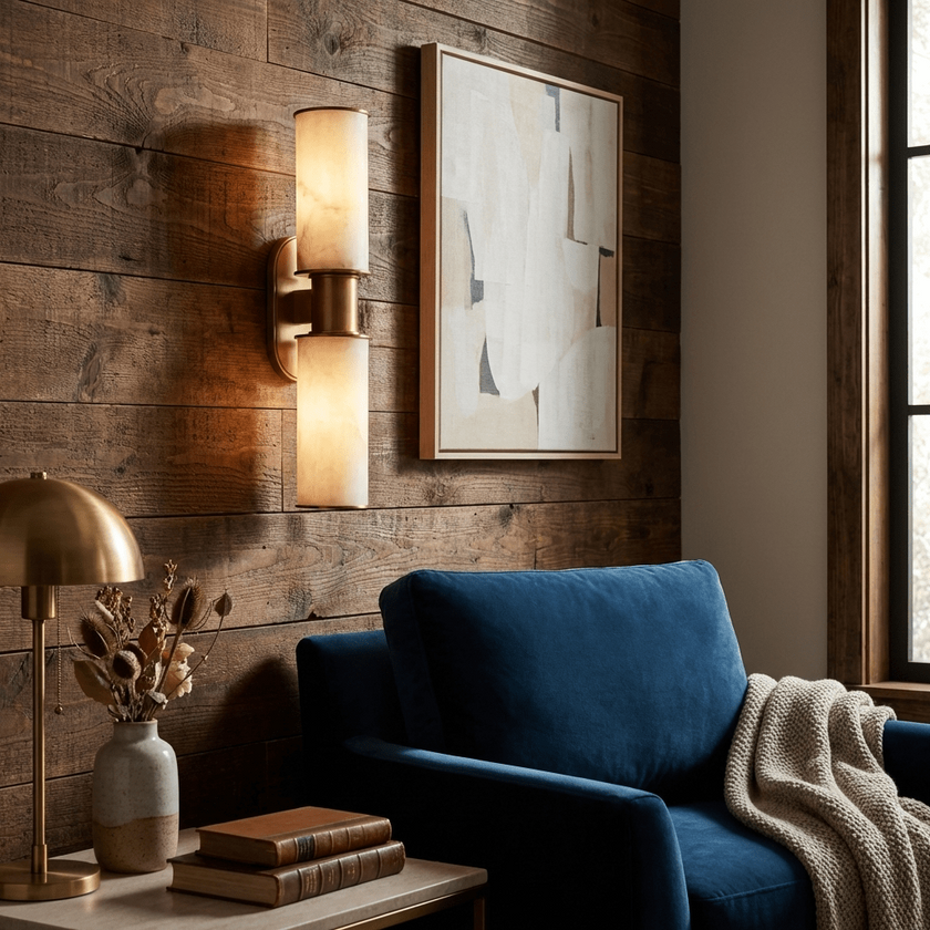 Jules Alabaster Wall Light