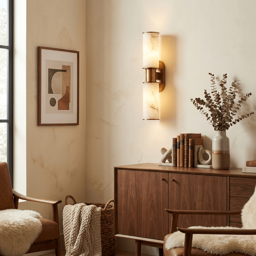 Jules Alabaster Wall Light