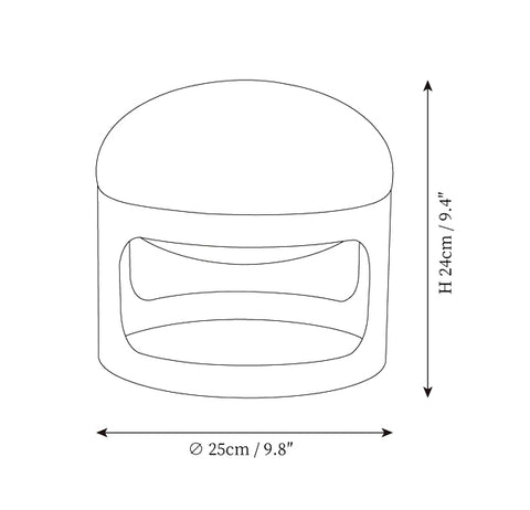 Lampe de Table KD27 — Plans de dimensions 1