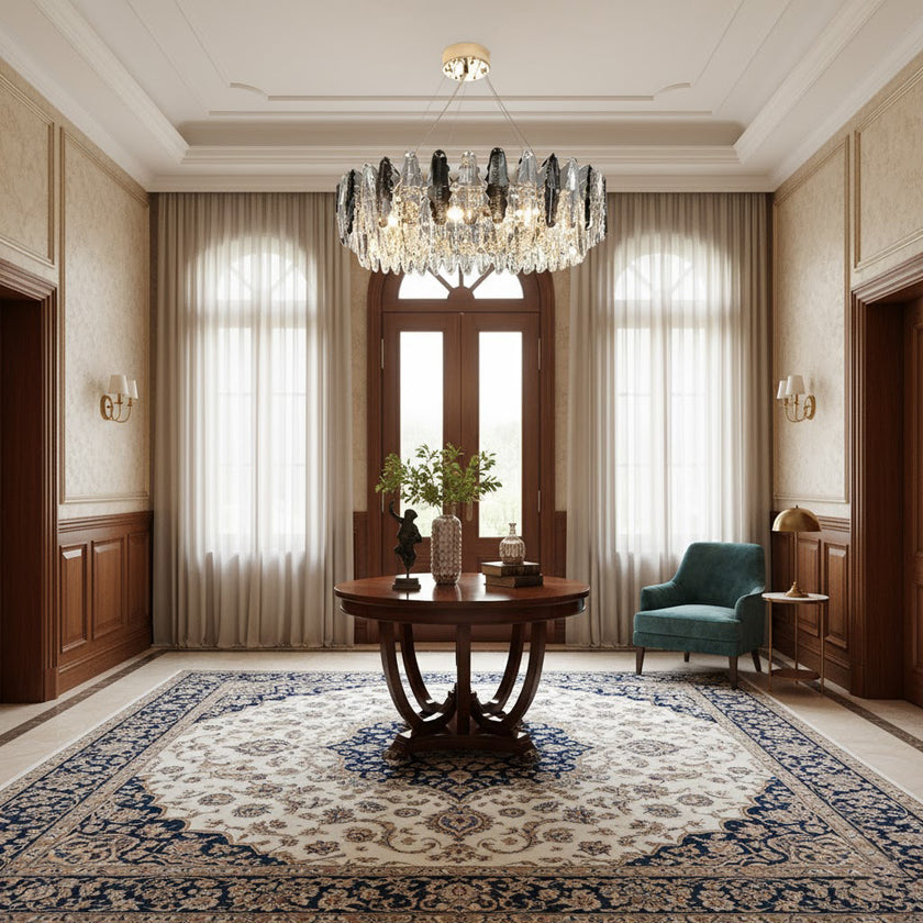 Leaf Crystal Chandelier