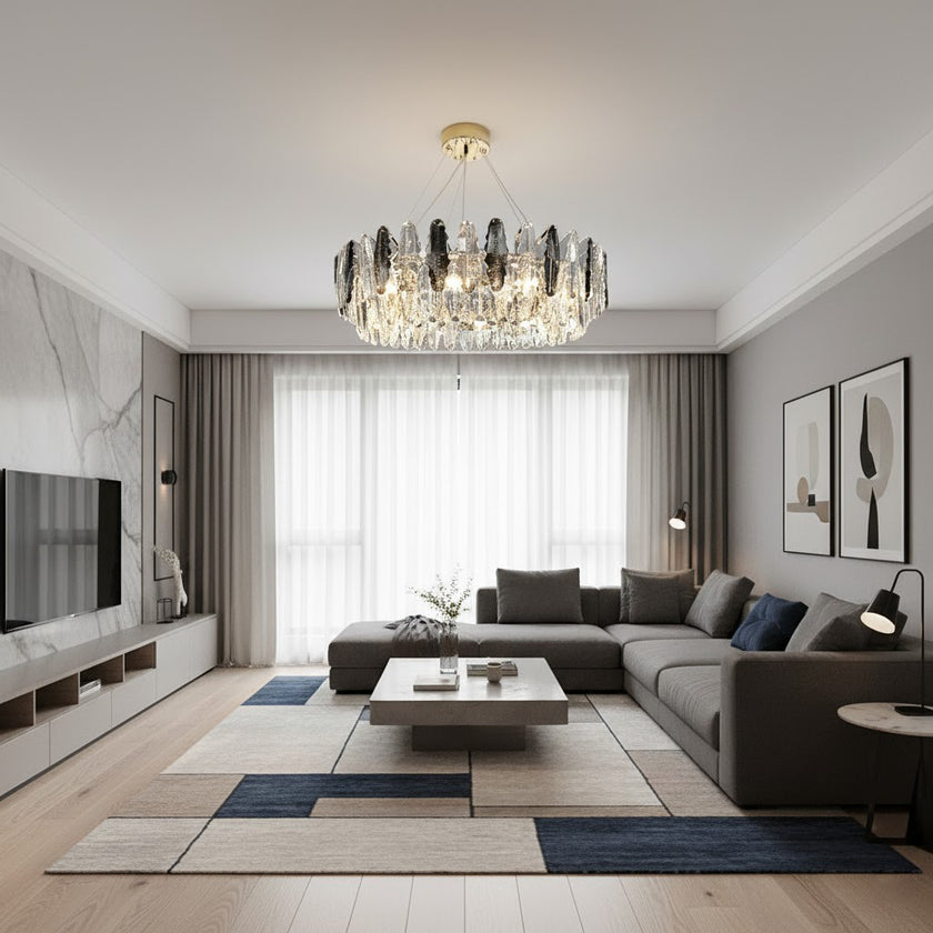 Leaf Crystal Chandelier