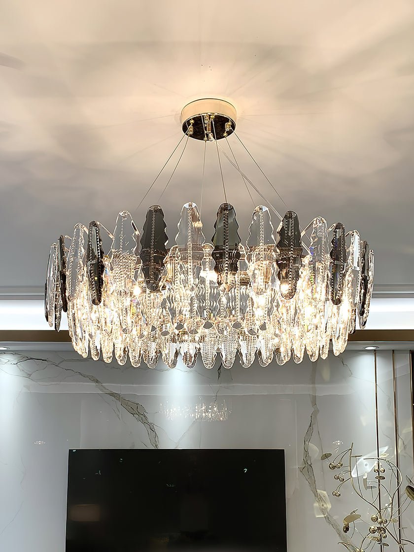 Leaf Crystal Chandelier