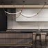Leather Arc Loop Pendant Light