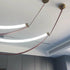 Leather Arc Loop Pendant Light