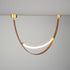 Leather Arc Loop Pendant Light