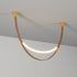 Leather Arc Loop Pendant Light