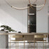 Leather Arc Loop Pendant Light