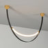 Leather Arc Loop Pendant Light