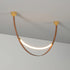 Leather Arc Loop Pendant Light