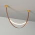 Leather Arc Loop Pendant Light
