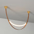 Leather Arc Loop Pendant Light