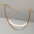 Leather Arc Loop Pendant Light
