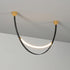 Leather Arc Loop Pendant Light