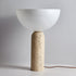 Lella Travertine Table Lamp