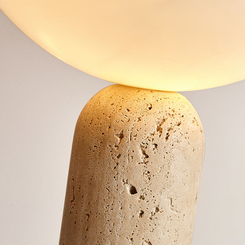 Lella Travertine Table Lamp
