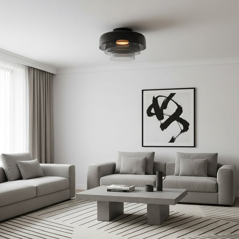 Levels Glass Ceiling Lamp