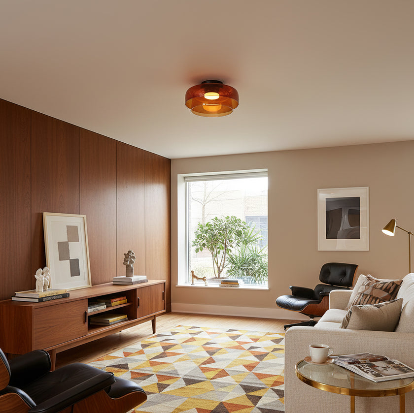 Levels Glass Ceiling Lamp