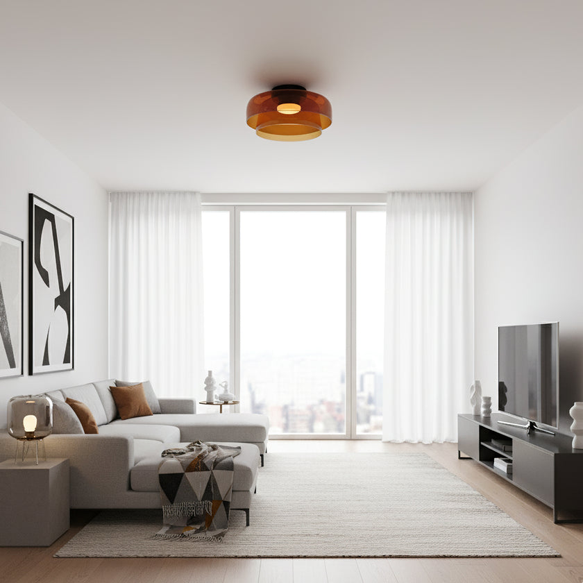 Levels Glass Ceiling Lamp
