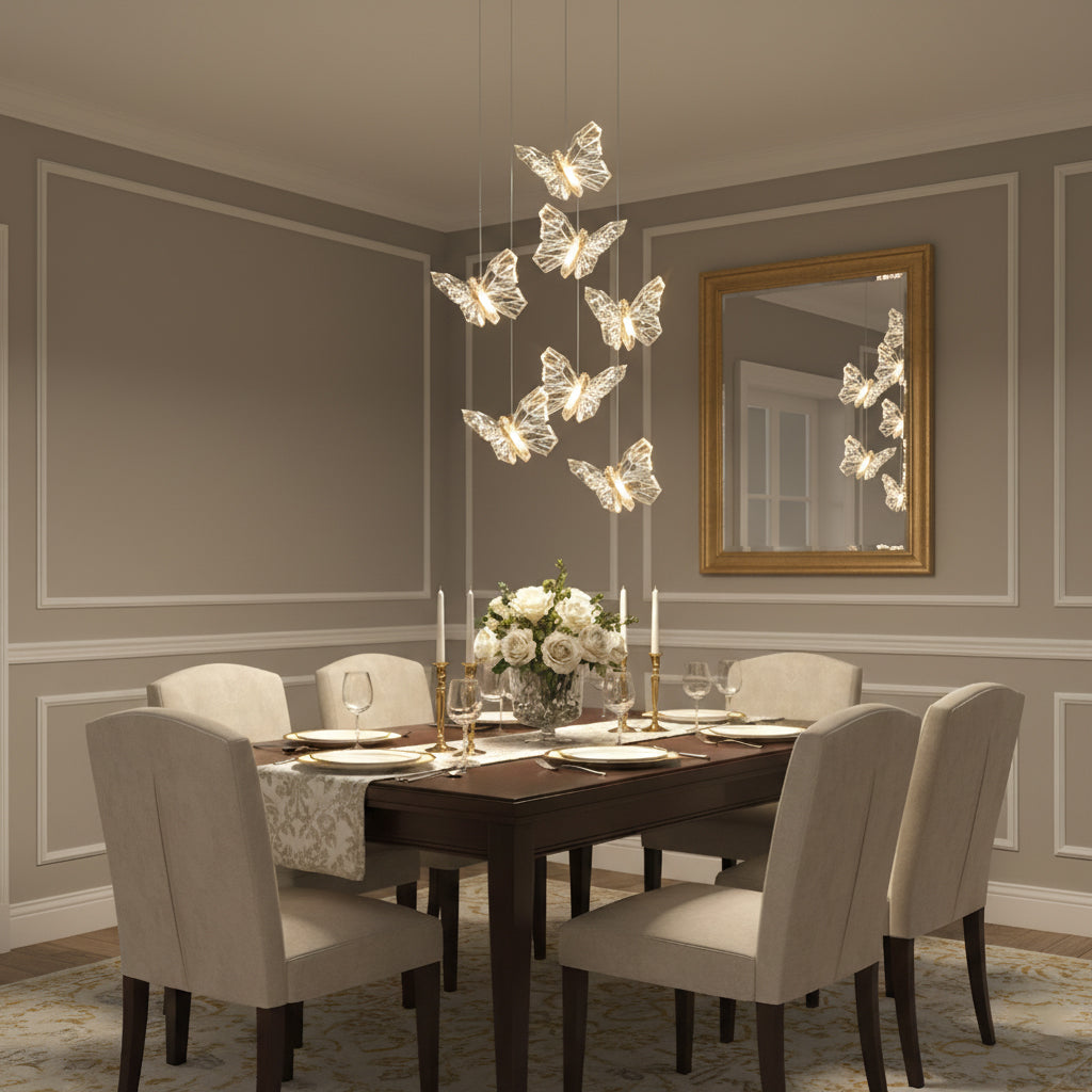 Light Luxury Butterfly Pendant Lamp – detail 2