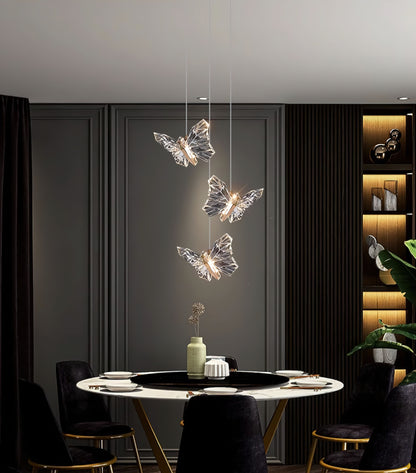 Light Luxury Butterfly Pendant Lamp