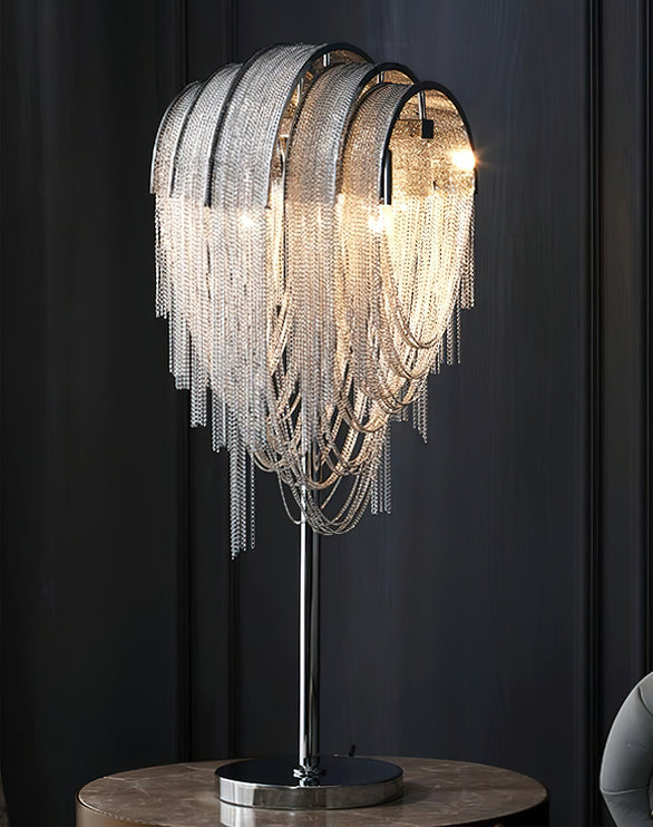 Light Luxury Tassel Table Lamp
