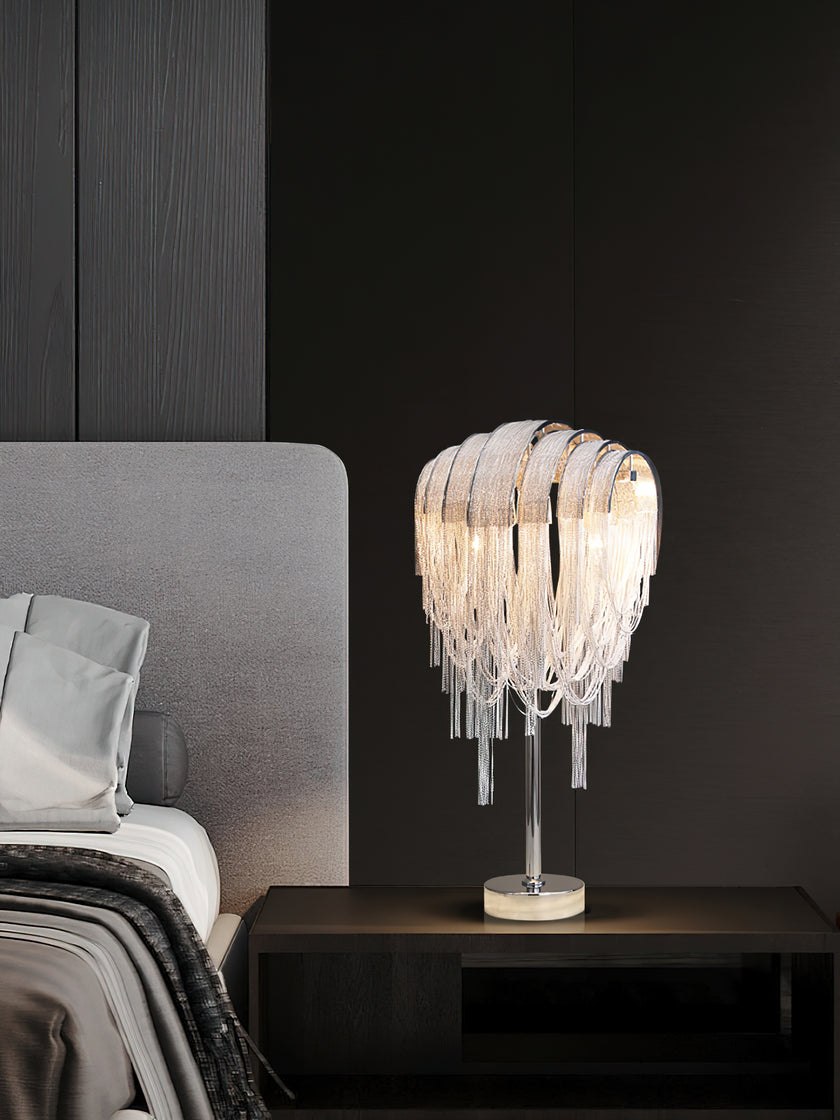 Light Luxury Tassel Table Lamp