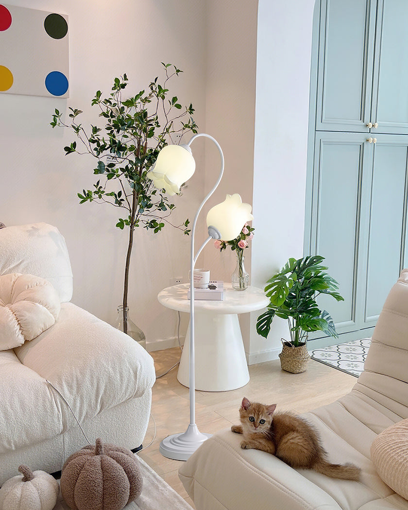 Lily Of The Valley Floor Lamp