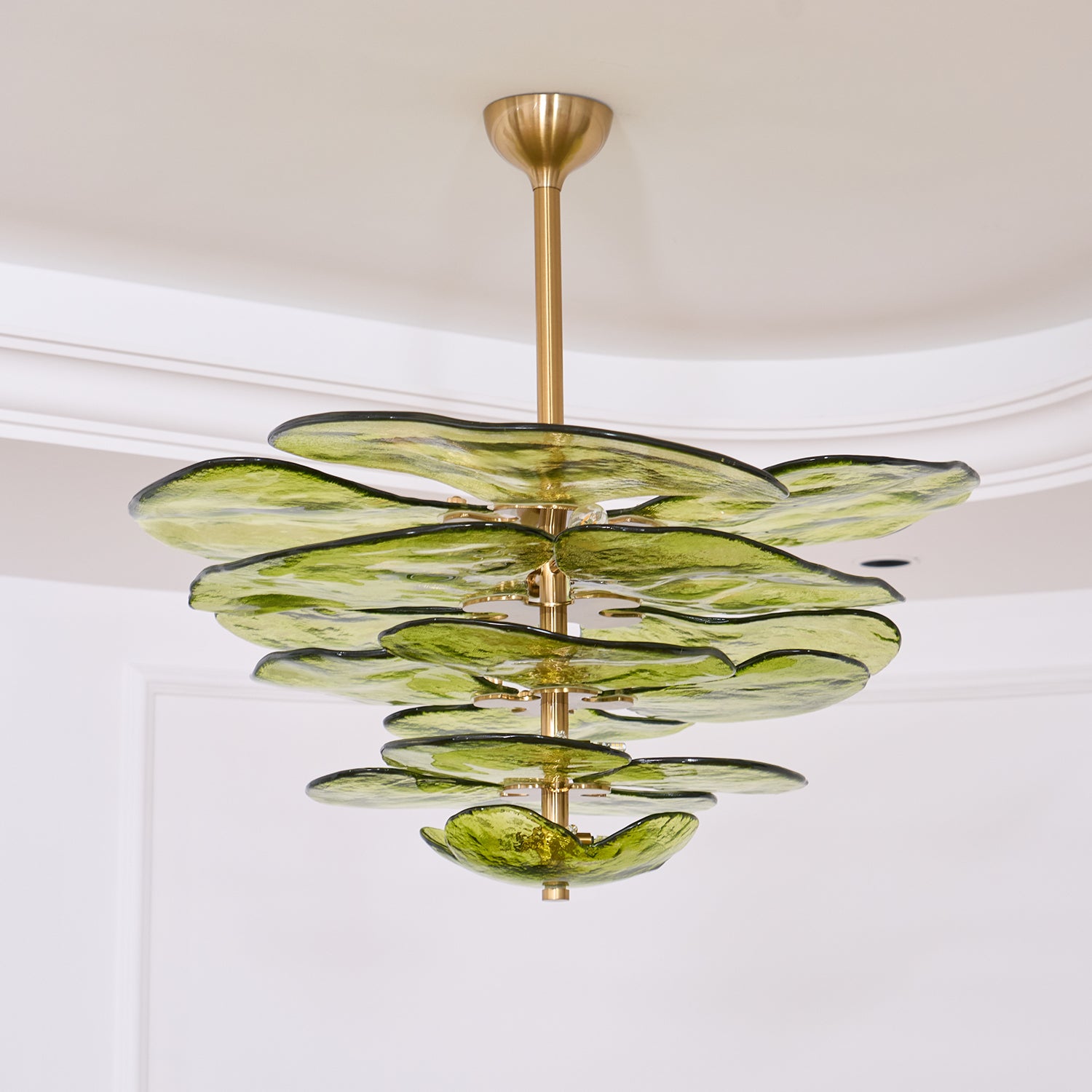 Lilypad Glass Chandelier – Mooijane
