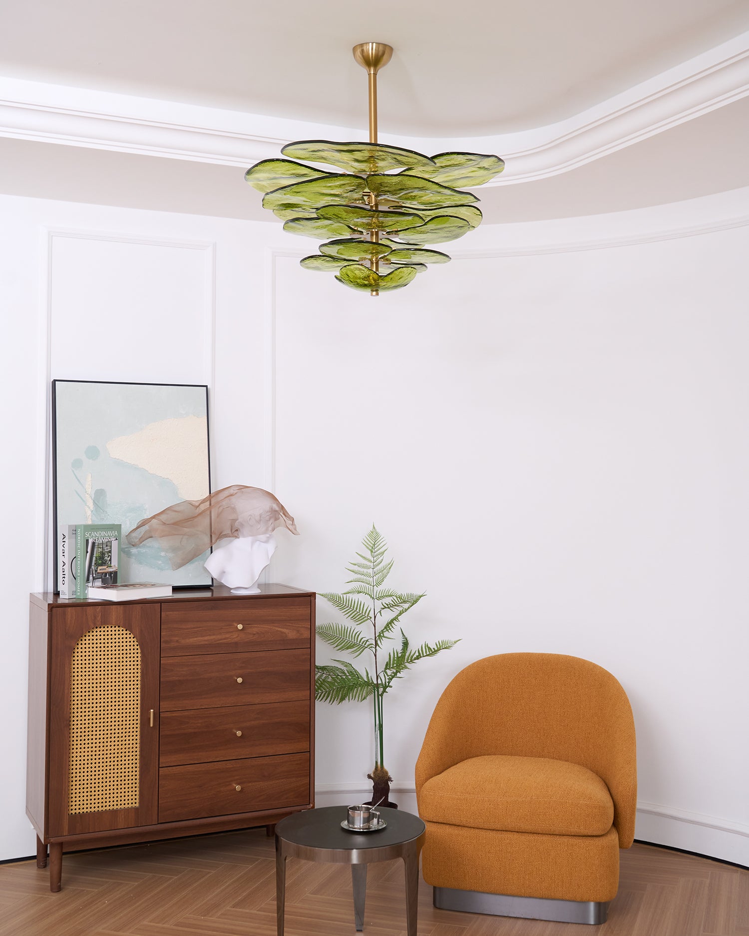 Lilypad Glass Chandelier – Mooijane