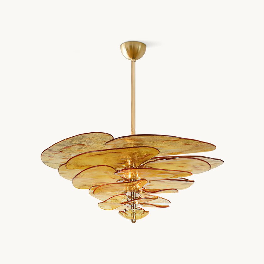 Lilypad Glass Chandelier