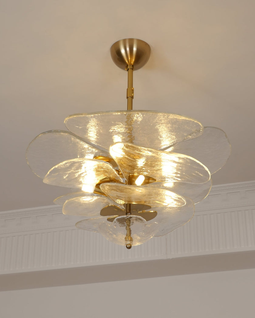 Lilypad Glass Chandelier