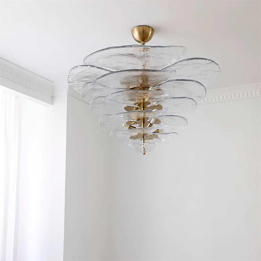 Lilypad Glass Chandelier