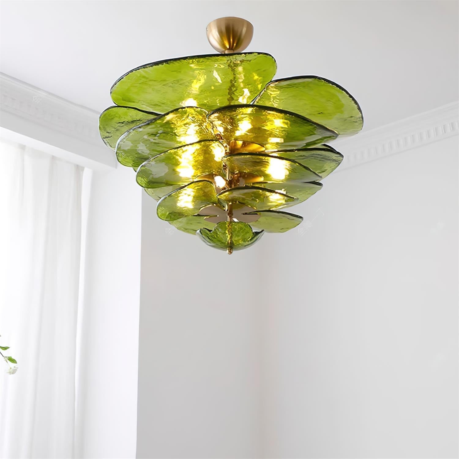 Lilypad Glass Chandelier – Mooijane