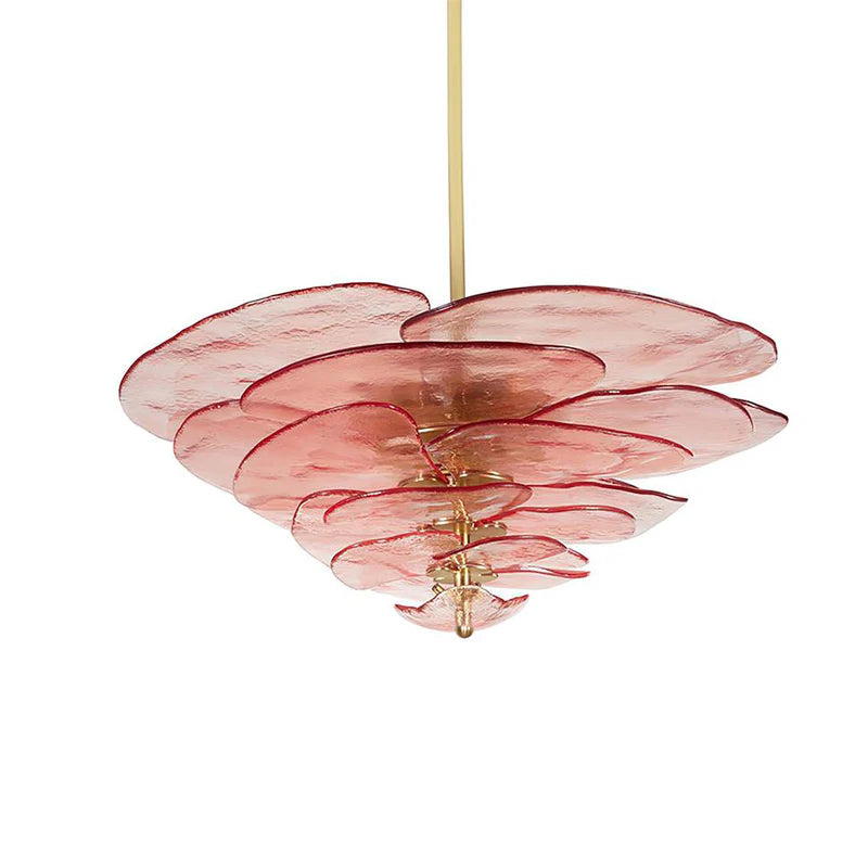 Lilypad Glass Chandelier