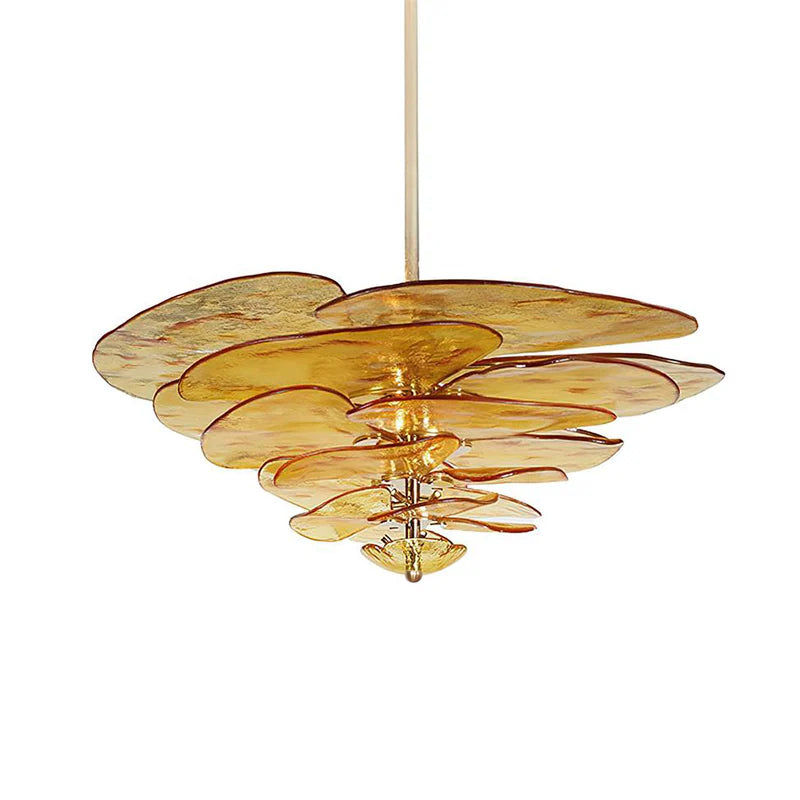 Lilypad Glass Chandelier