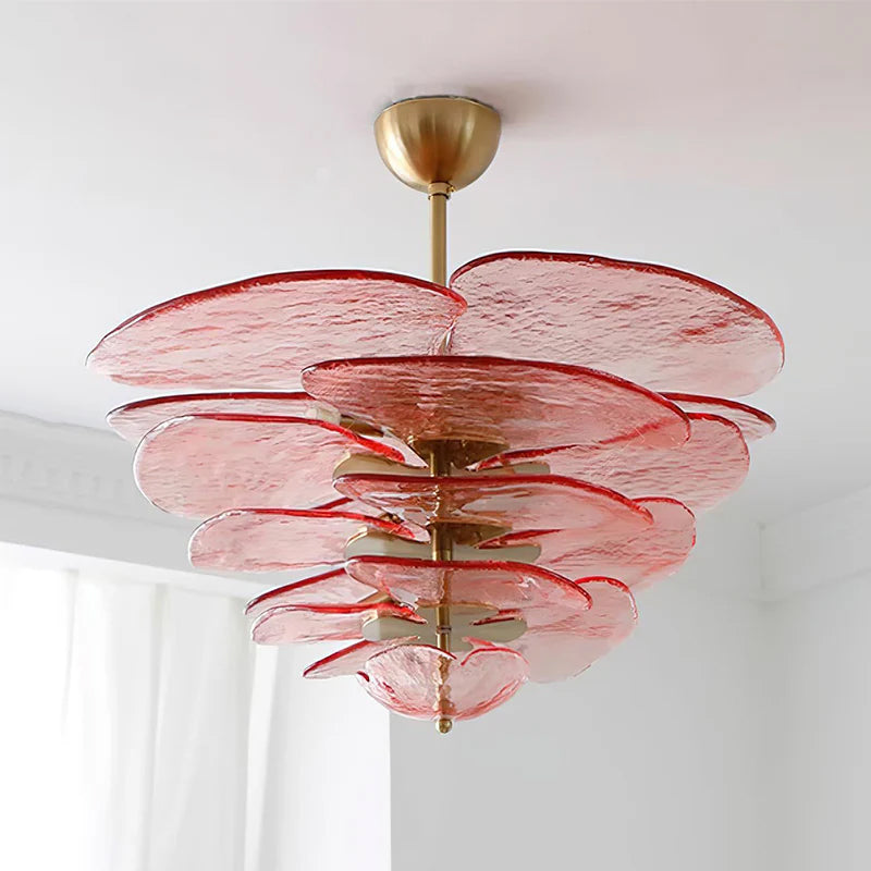 Lilypad Glass Chandelier