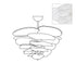 Lilypad Glass Chandelier