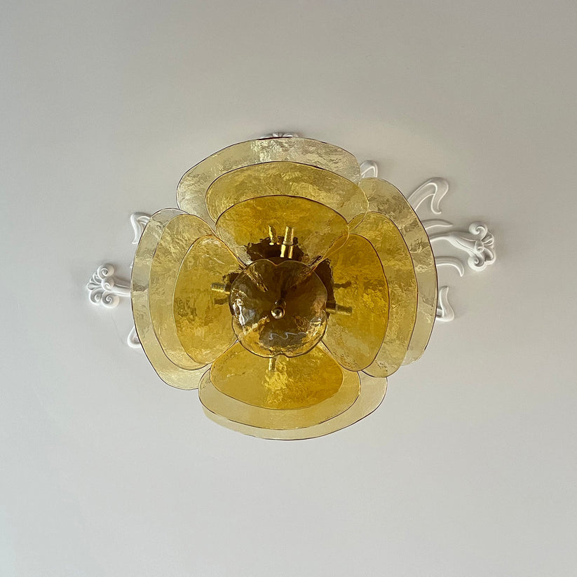 Lilypad Glass Chandelier