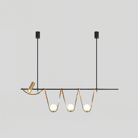 Linear Lsland Chandelier – detail 30