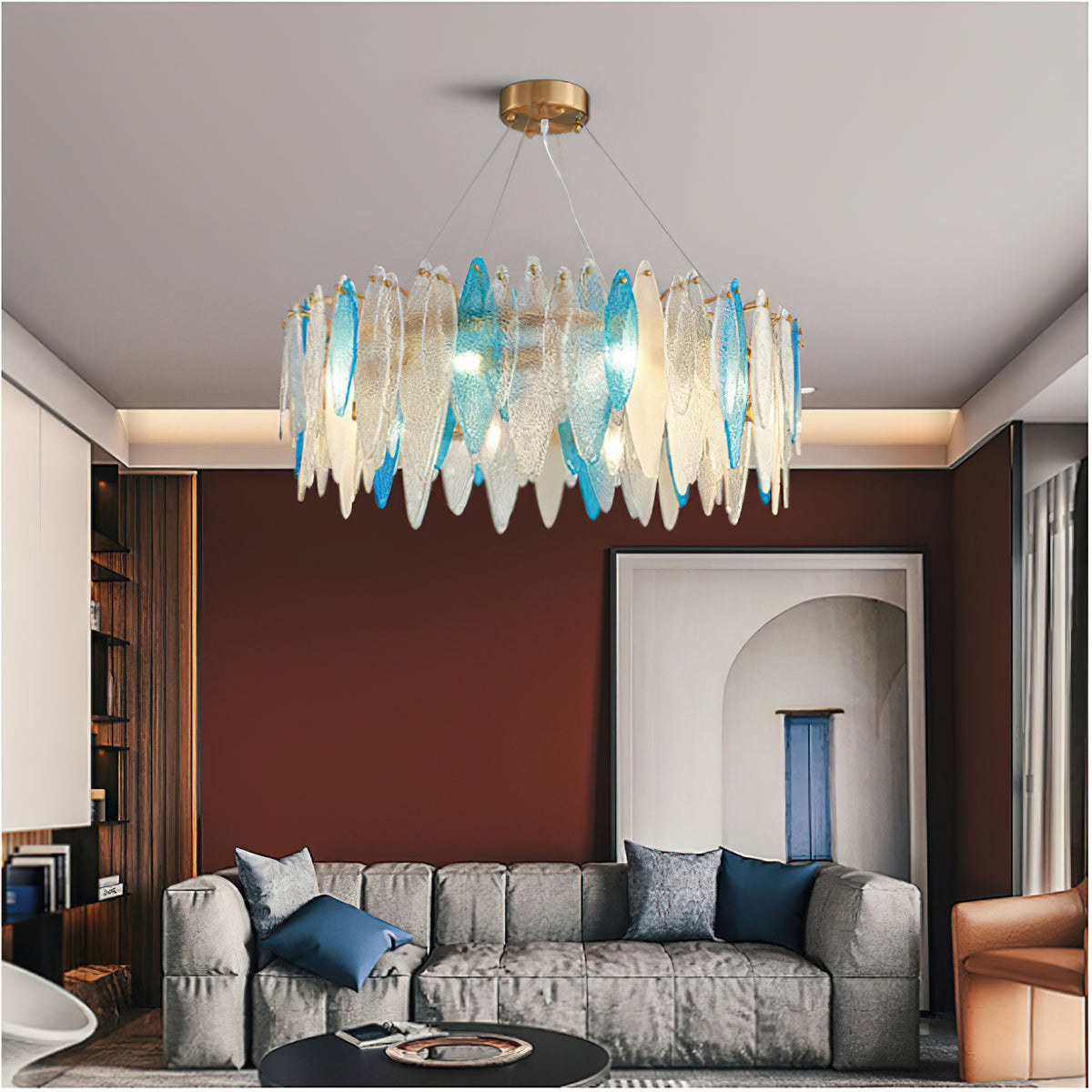 Lola Glass Chandelier – detail 2