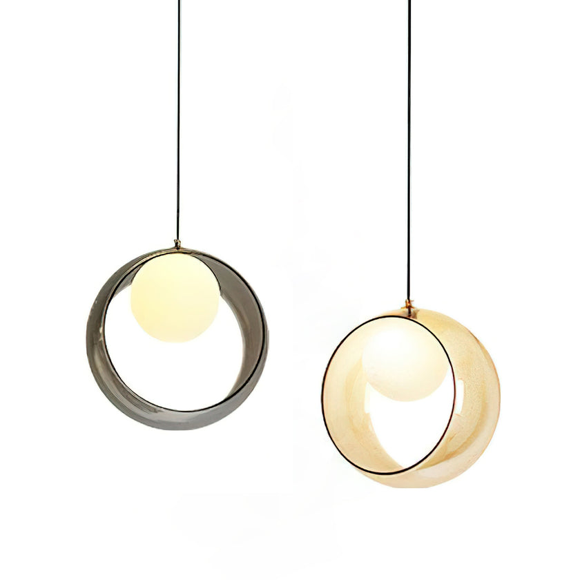 Lridescent Globe Pendant Lamp