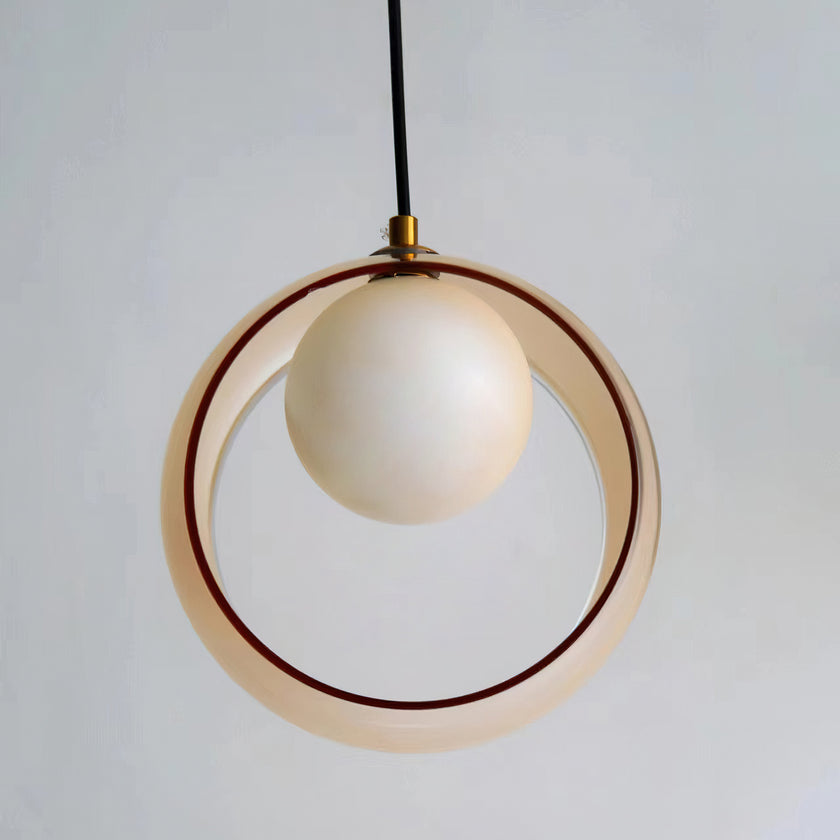 Lridescent Globe Pendant Lamp