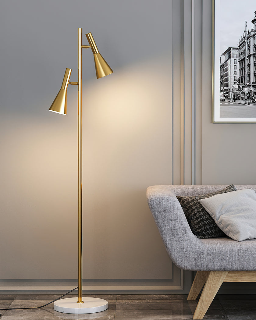 Lron Mouth Floor Lamp