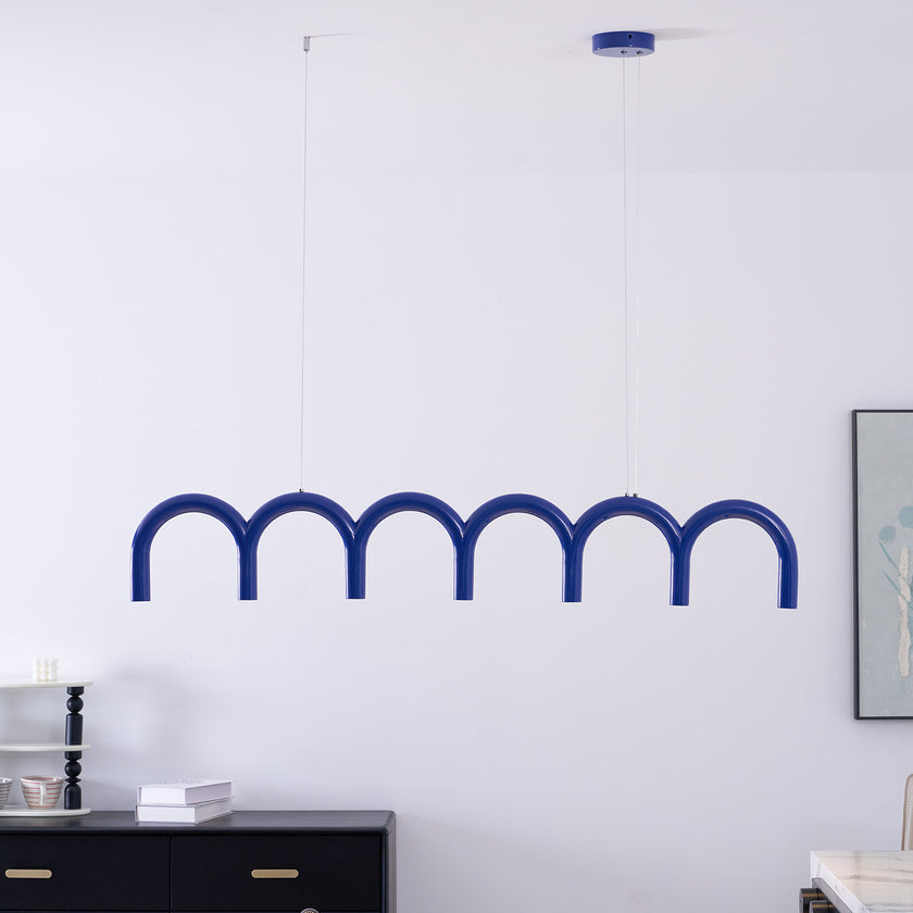 M Shaped Circle Chandelier