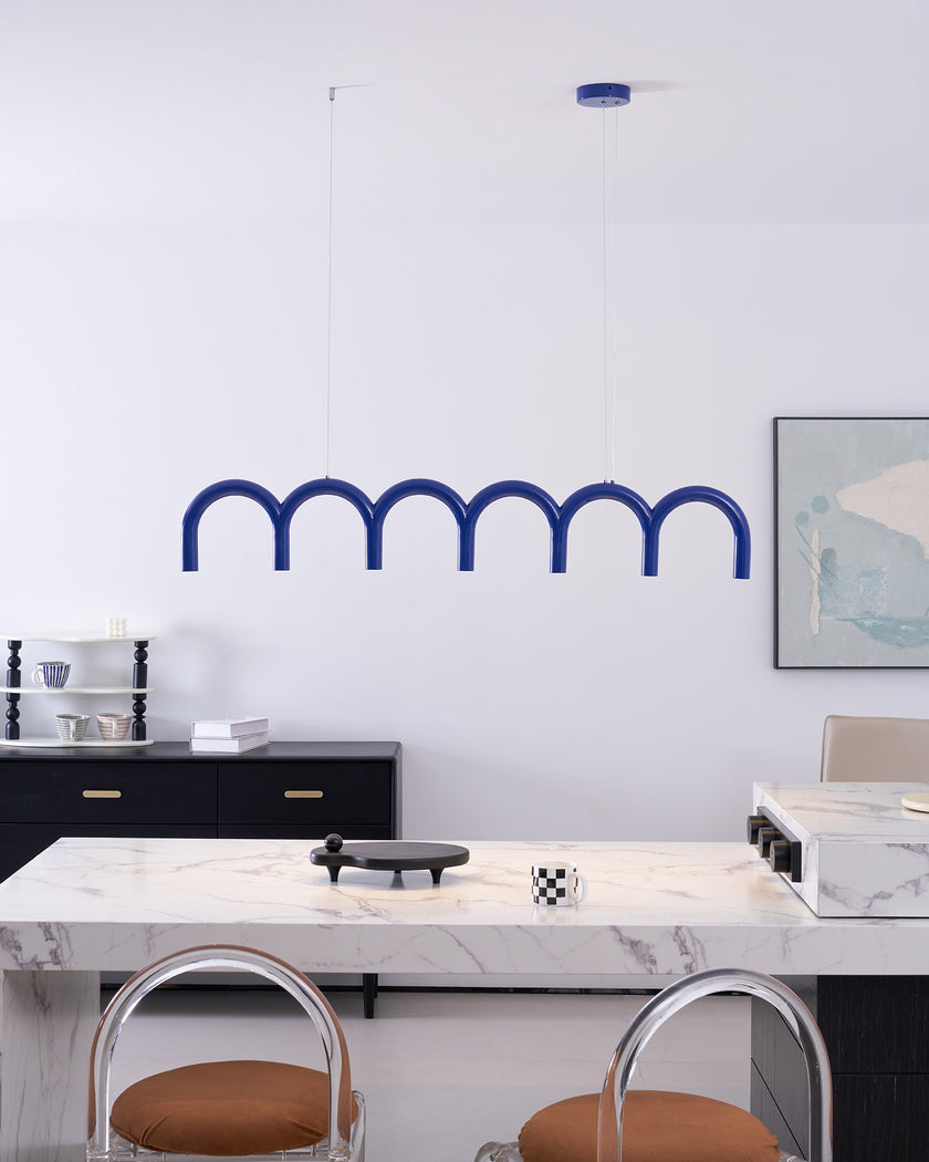 M Shaped Circle Chandelier