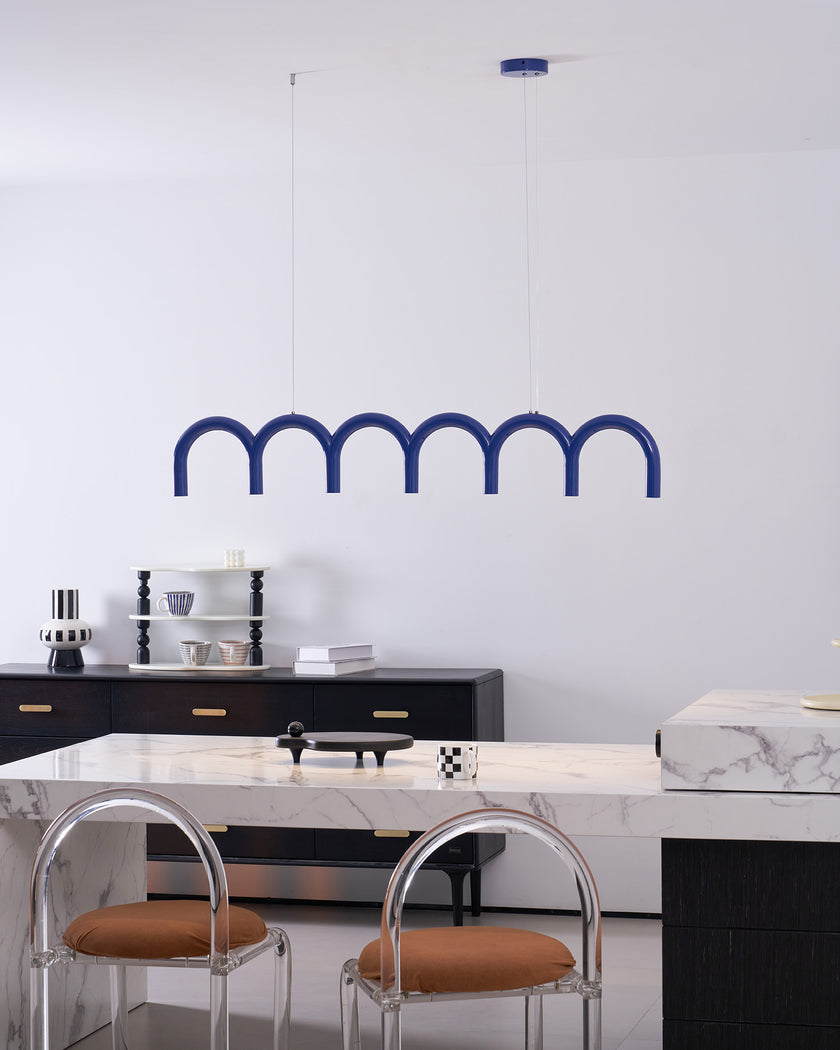 M Shaped Circle Chandelier