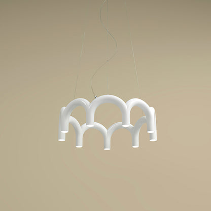 M Shaped Circle Chandelier