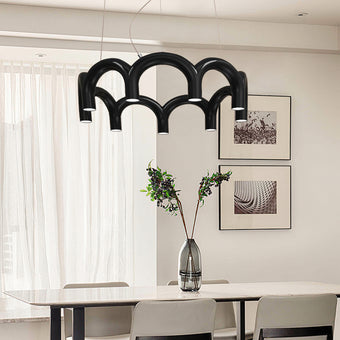 M Shaped Circle Chandelier