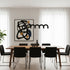 M Shaped Circle Chandelier