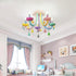 Macaron Candelabra Crystal Ceiling Lamp